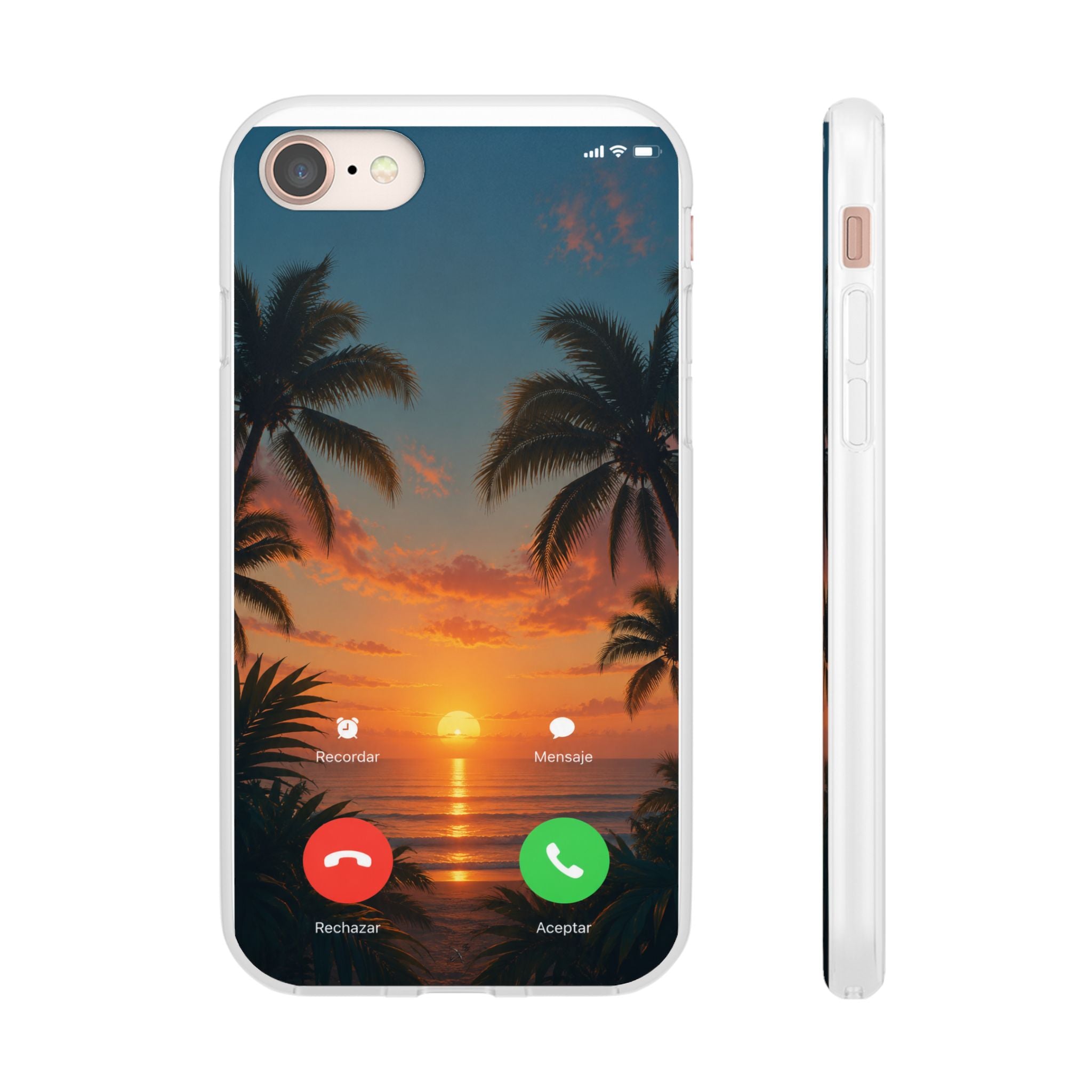 Funda Móvil Llamada Atardecer Tropical | Detallia