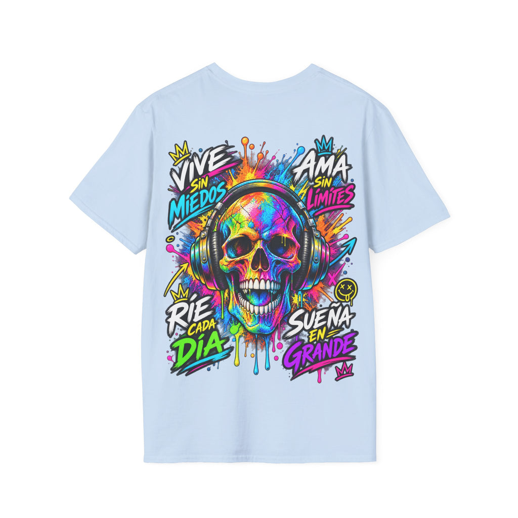 Camiseta Calavera Vive Sin Miedos | Detallia