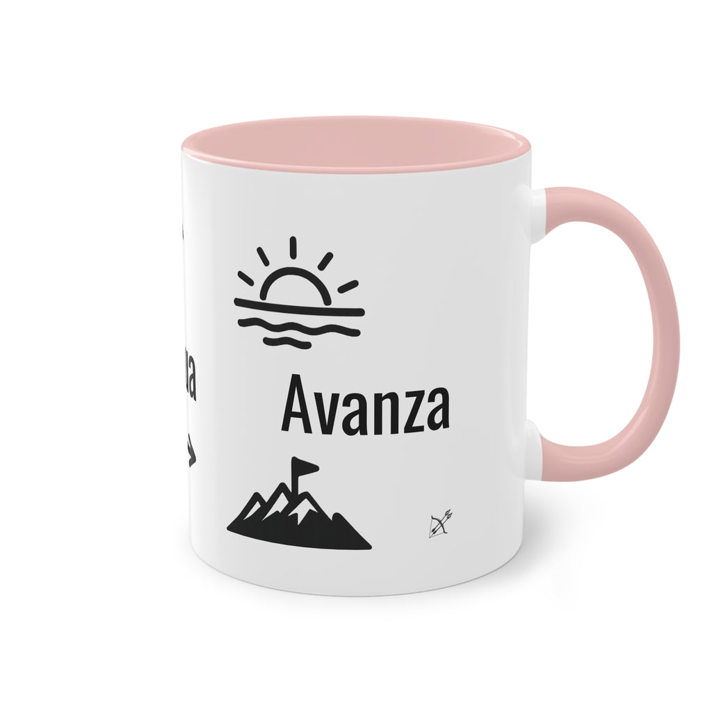 Taza "Acepta, Actúa, Avanza" | Detallia