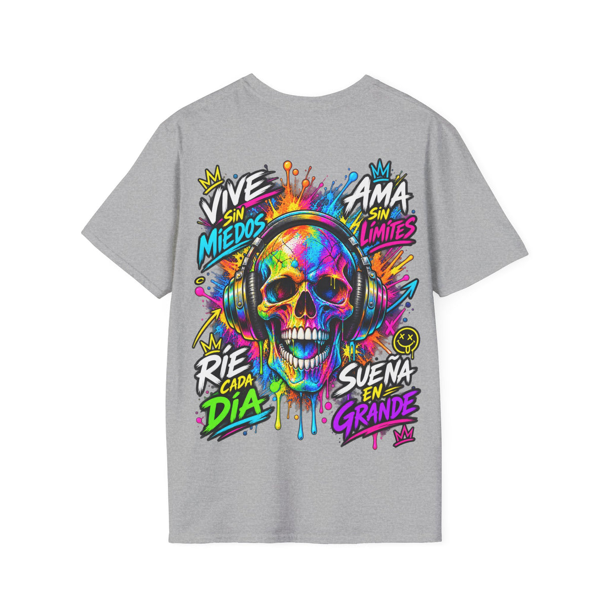 Camiseta Calavera Vive Sin Miedos | Detallia