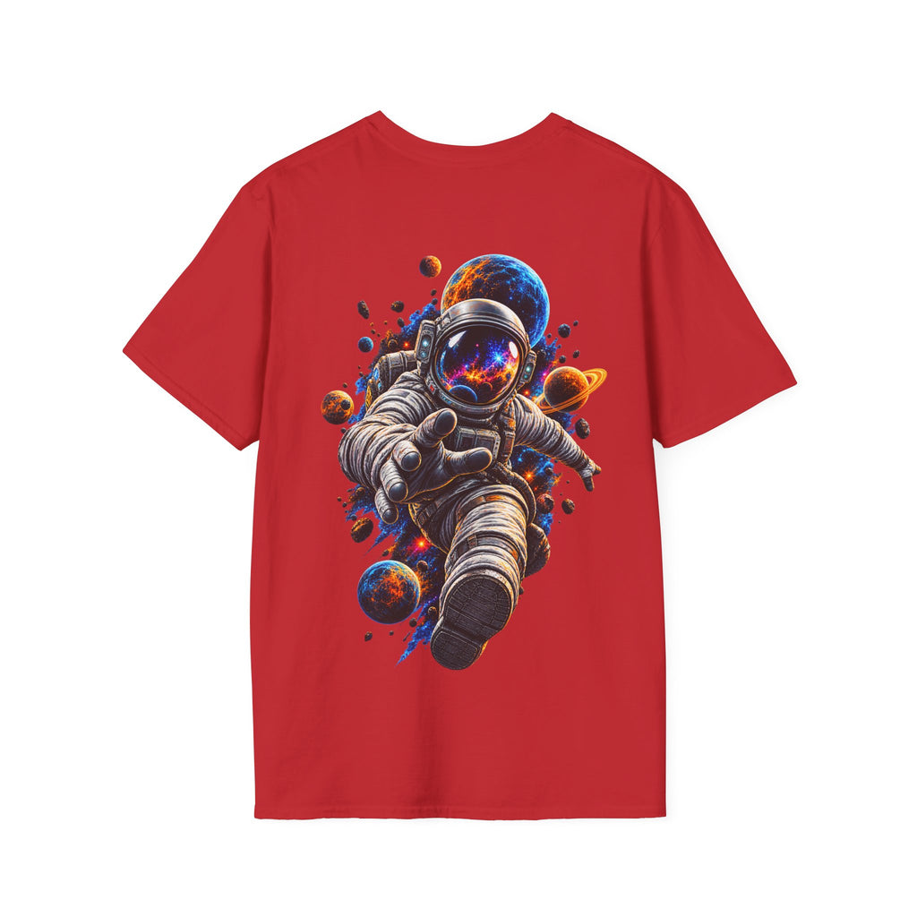 Camiseta Astronauta Cósmico - vista frontal del estampado