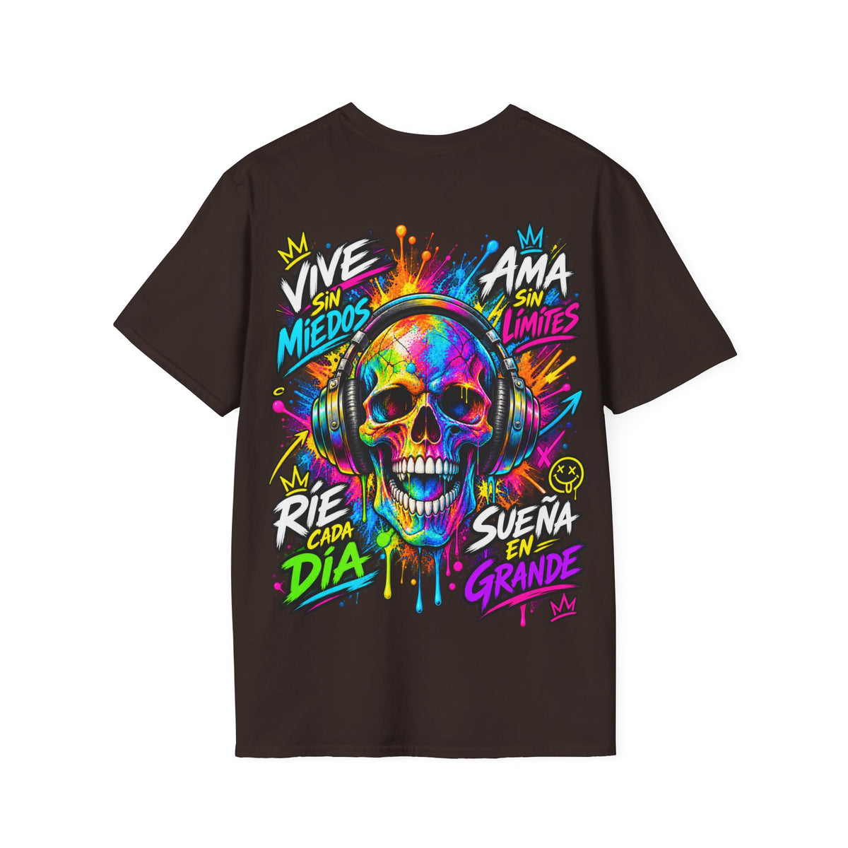 Camiseta Calavera Vive Sin Miedos | Detallia