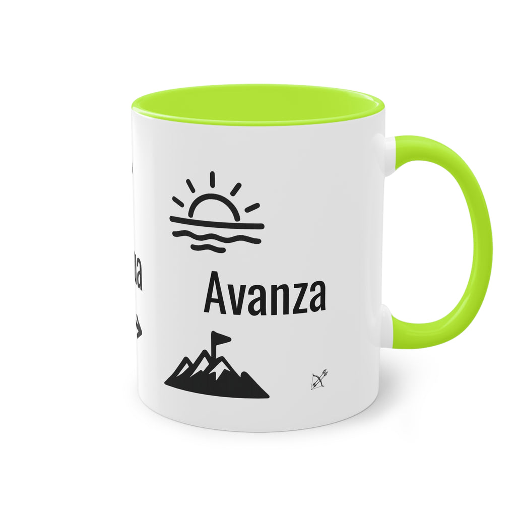 Taza "Acepta, Actúa, Avanza" | Detallia