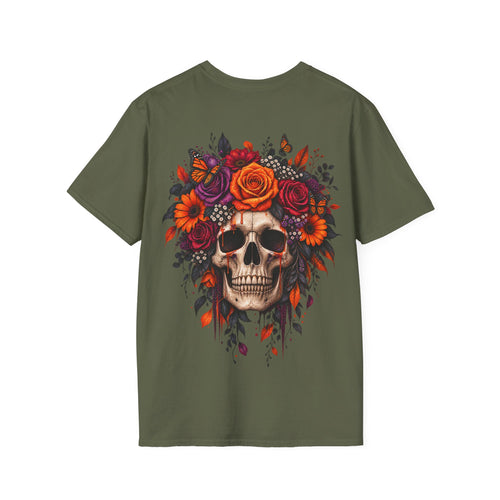 Camiseta Calavera Floral | Detallia