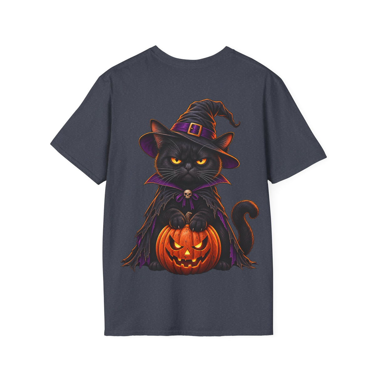 Camiseta Gato Brujo de Halloween | Detallia