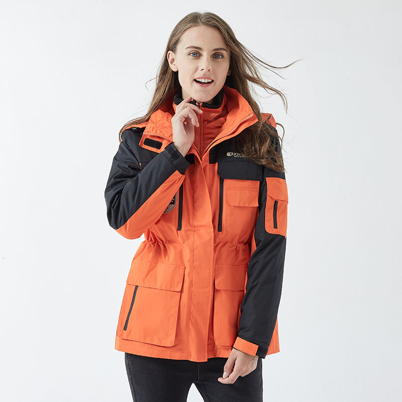 Chaqueta de Esquí Desmontable Estilo Coreano