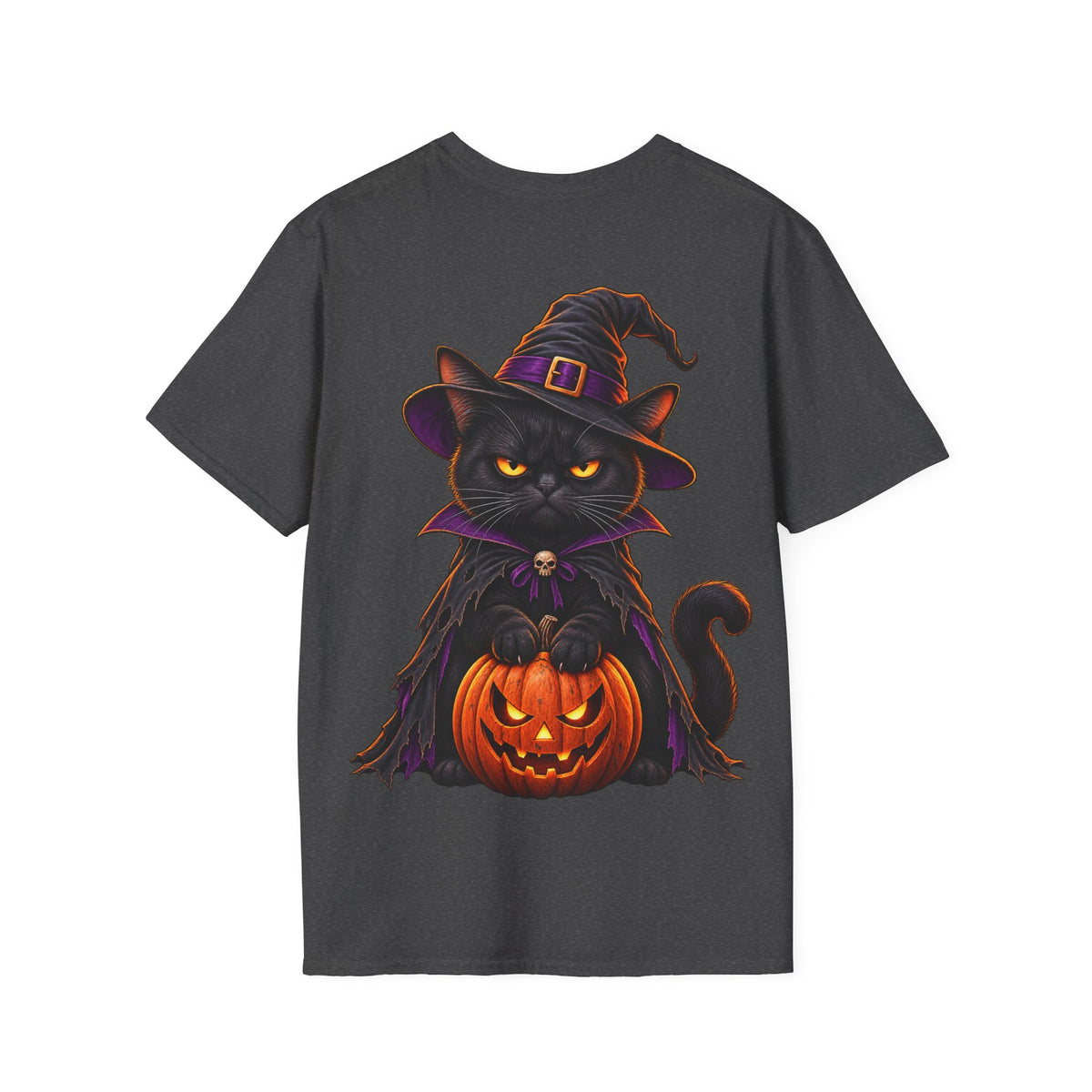 Camiseta Gato Brujo de Halloween | Detallia