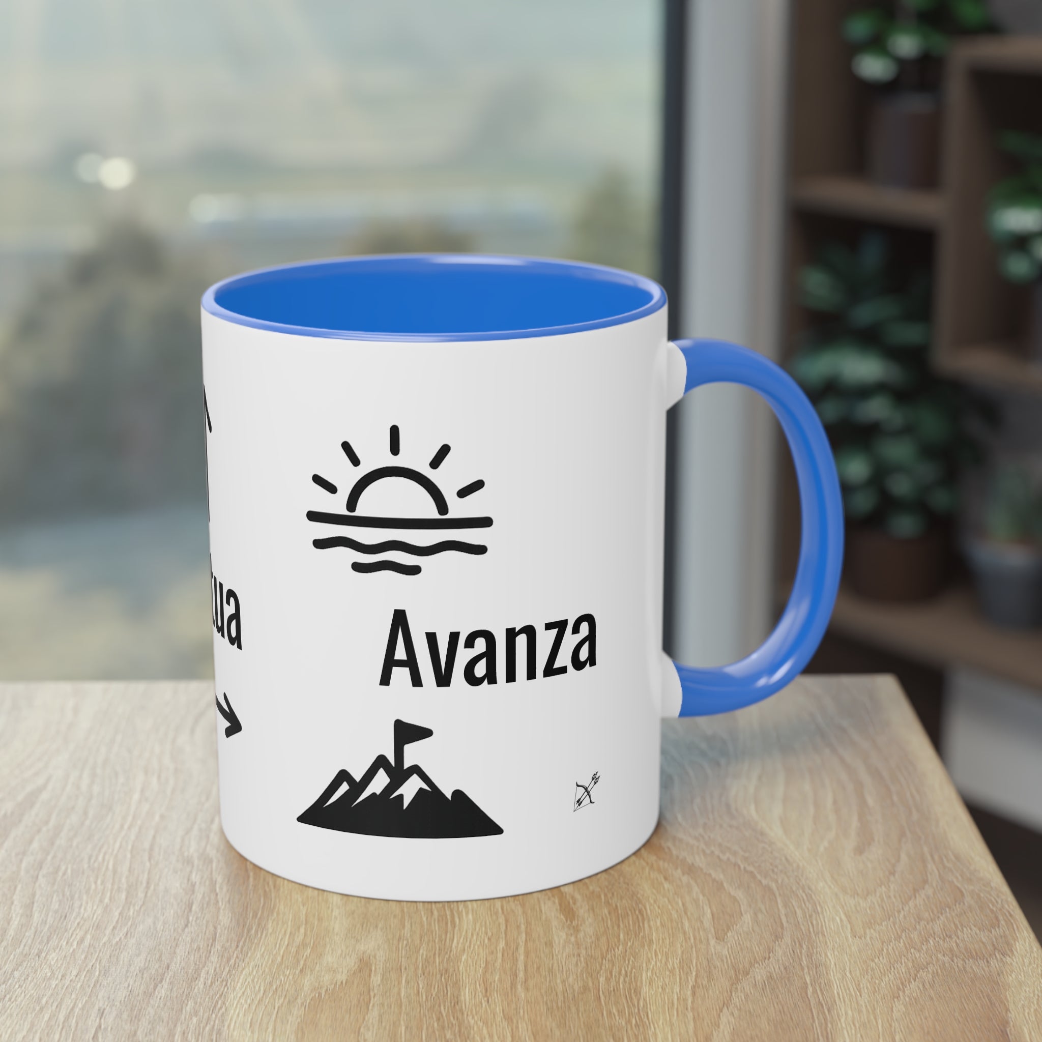 Taza "Acepta, Actúa, Avanza" | Detallia