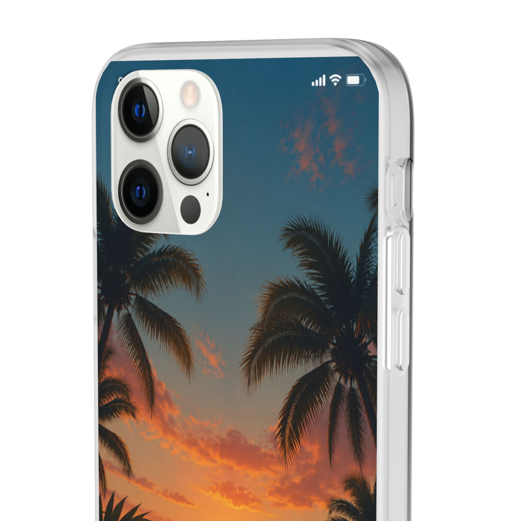 Funda Móvil Llamada Atardecer Tropical | Detallia