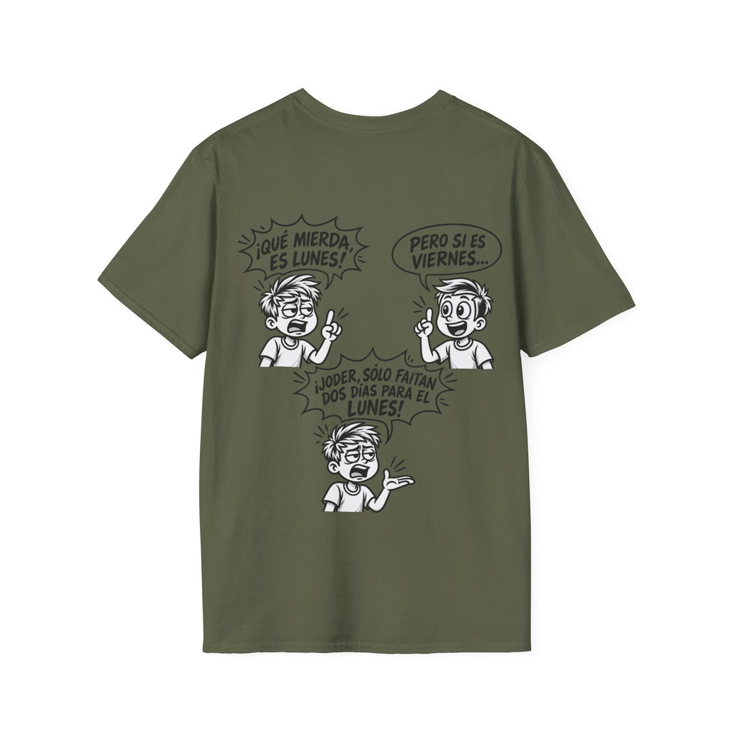 Camiseta "¡Qué Mierda, Es Lunes!" | Detallia