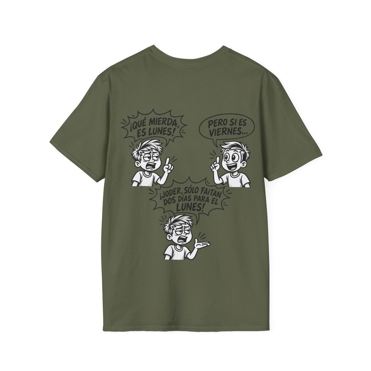 Camiseta "¡Qué Mierda, Es Lunes!" | Detallia