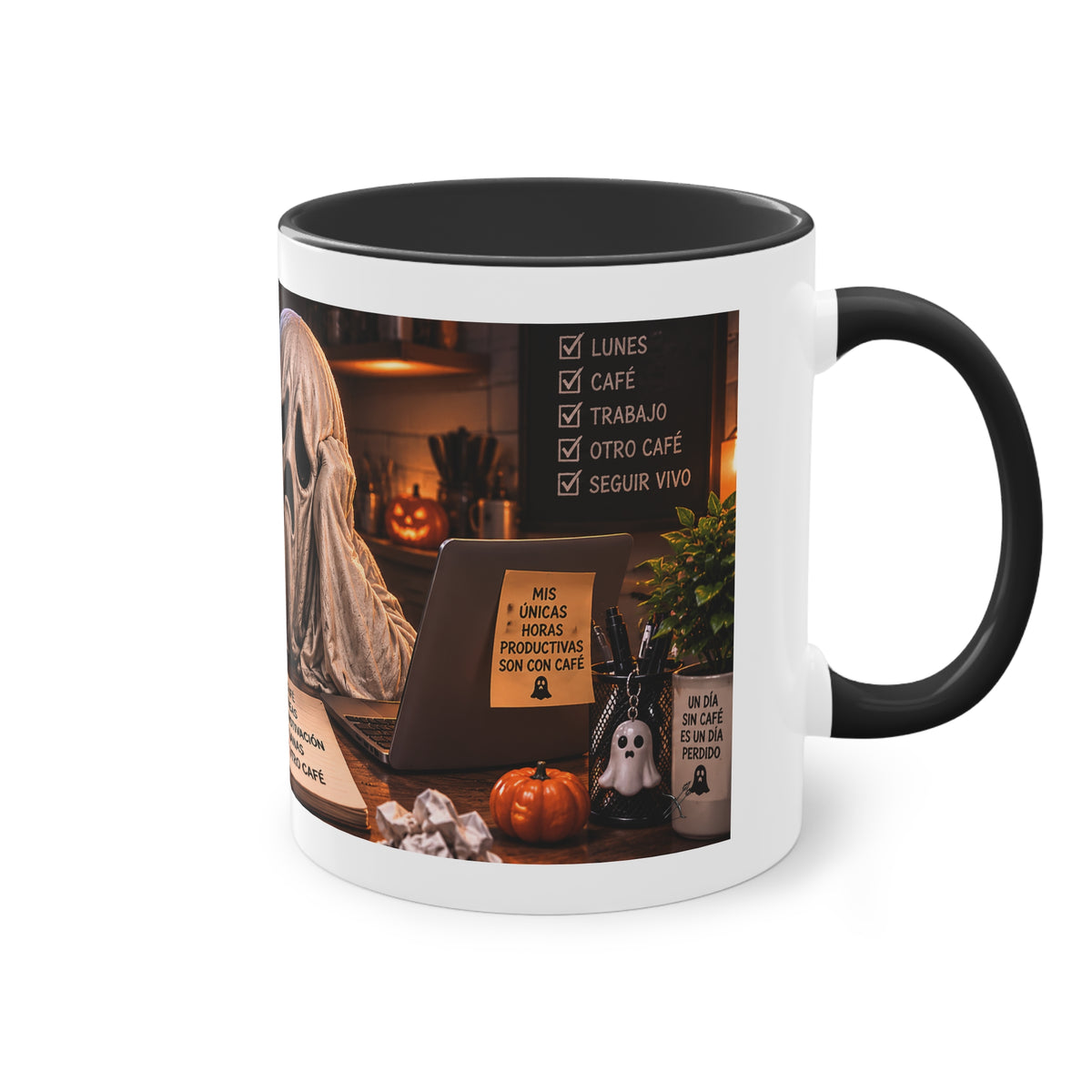 Taza No Hay Café de Halloween | Detallia