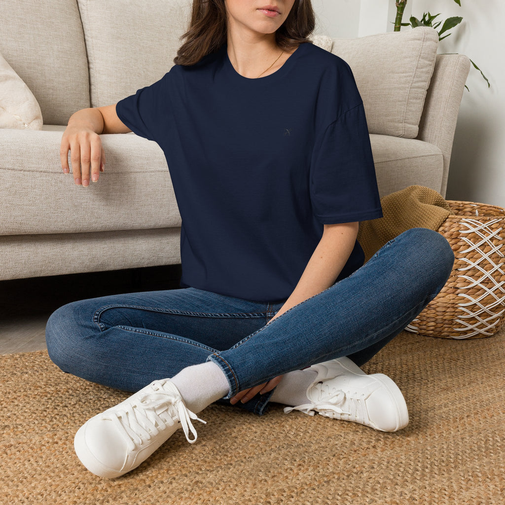 Camiseta Lobo Azul Místico - vista frontal del estampado