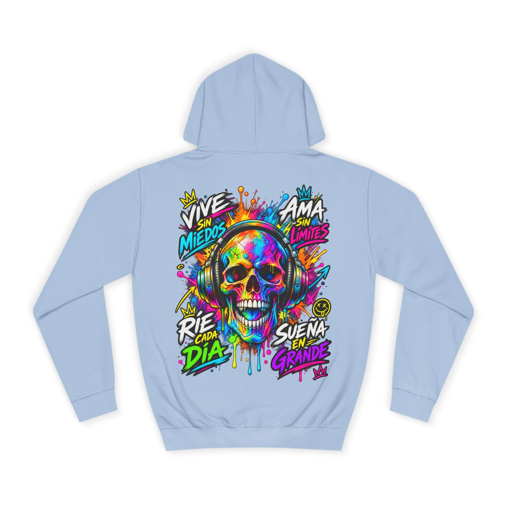 Sudadera Calavera Vive Sin Miedos | Detallia