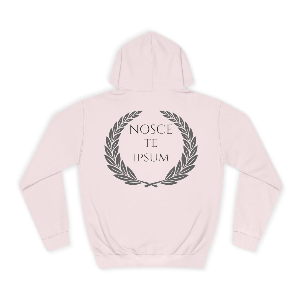 Sudadera Estoica "Nosce Te Ipsum" | Diseño Clásico con Corona de Laurel | Detallia