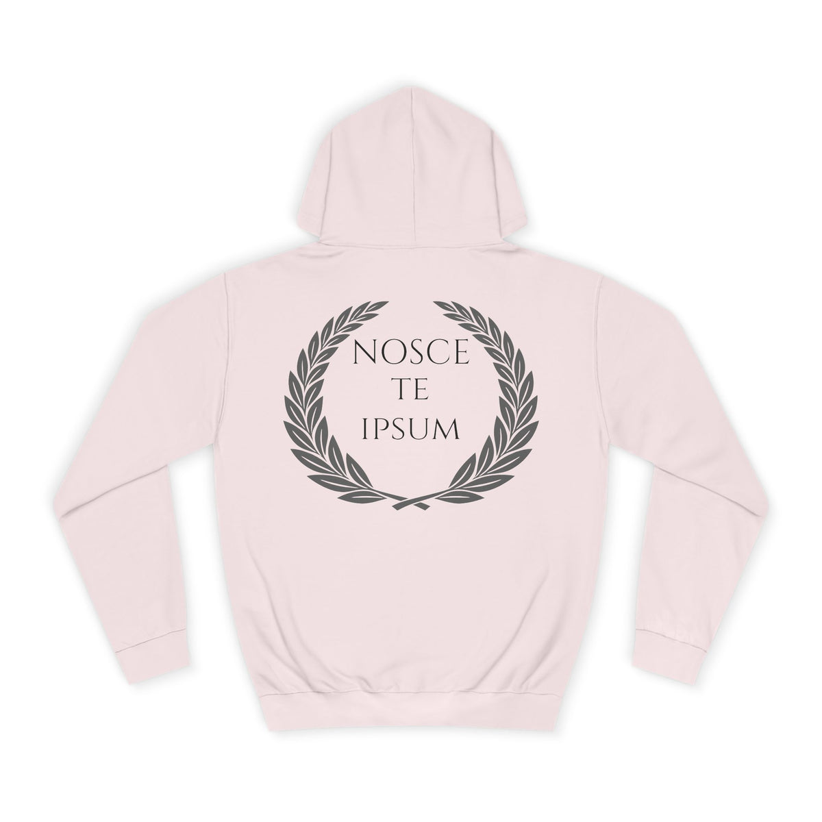 Sudadera Estoica "Nosce Te Ipsum" | Diseño Clásico con Corona de Laurel | Detallia