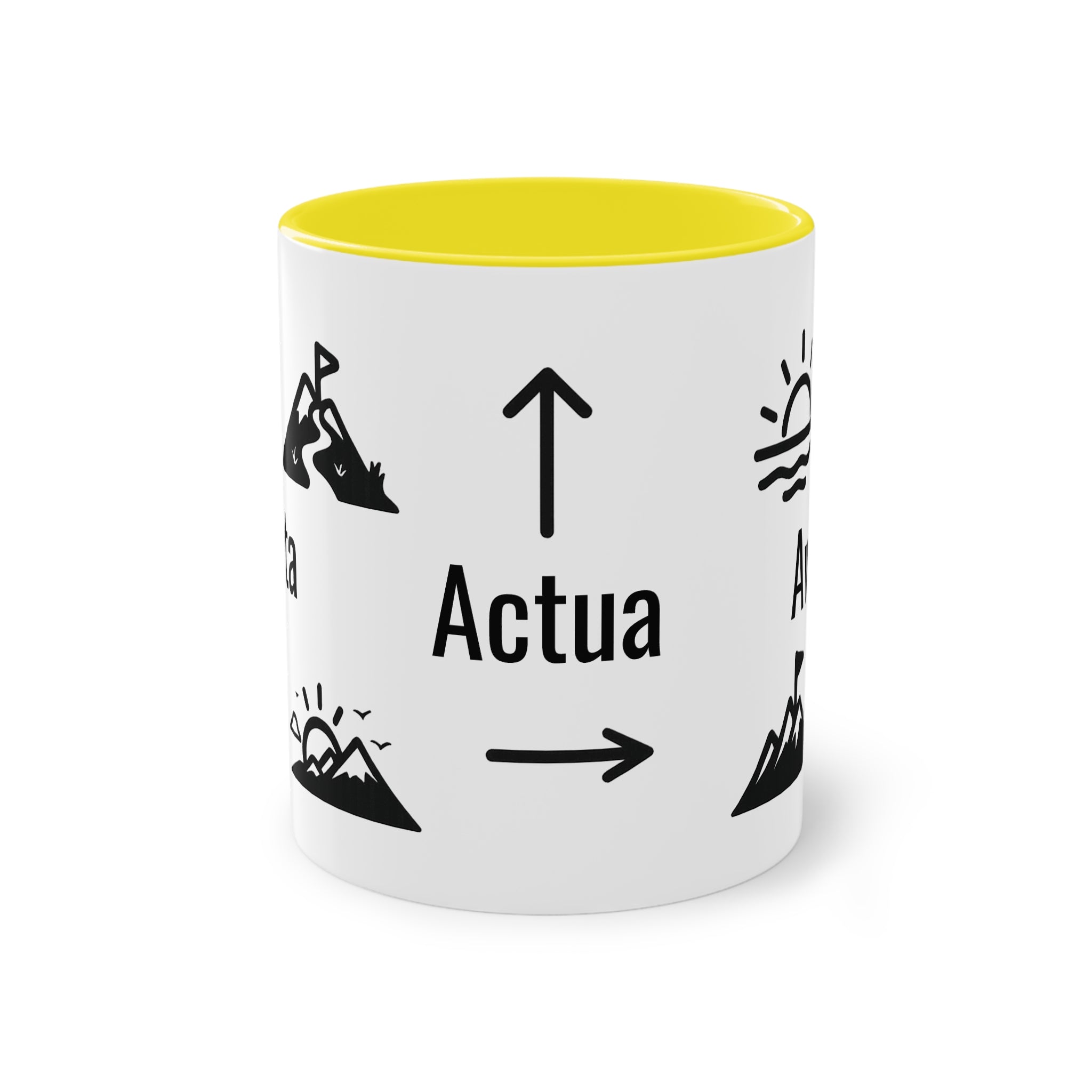 Taza "Acepta, Actúa, Avanza" | Detallia