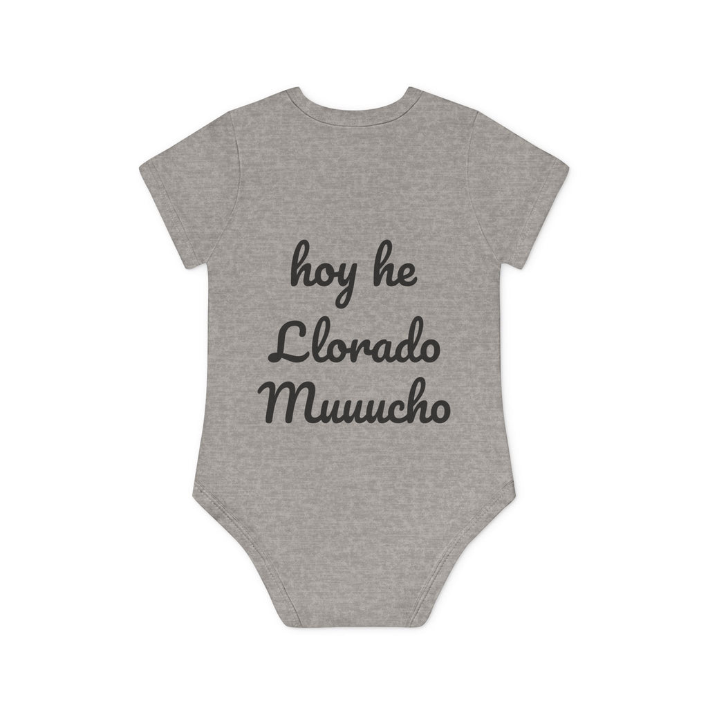 Body Bebé "El que no Llora no Mama" - packaging lista para regalo