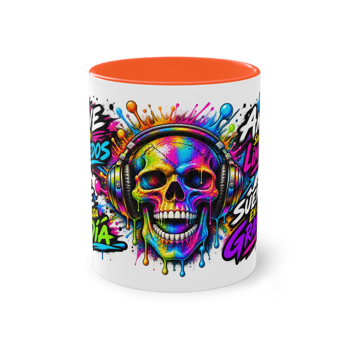 Taza Calavera Vive Sin Miedos | Detallia