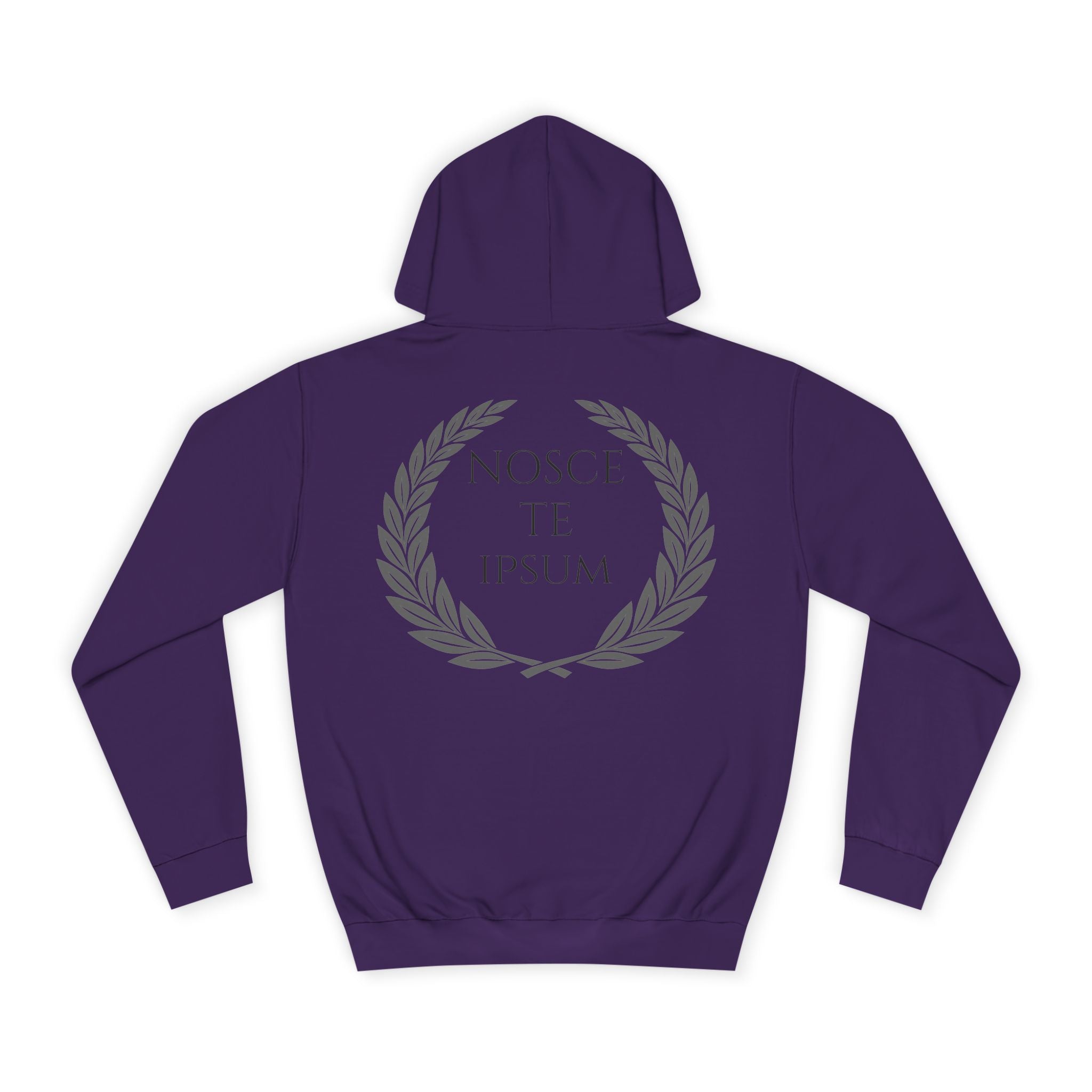 Sudadera Estoica "Nosce Te Ipsum" | Diseño Clásico con Corona de Laurel | Detallia