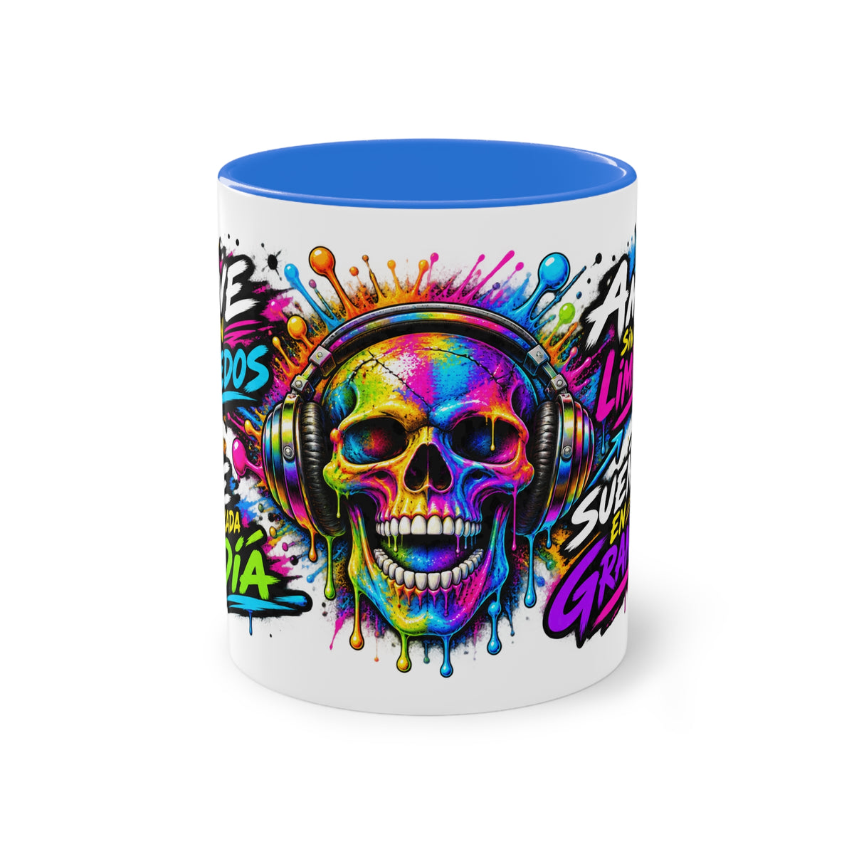 Taza Calavera Vive Sin Miedos | Detallia