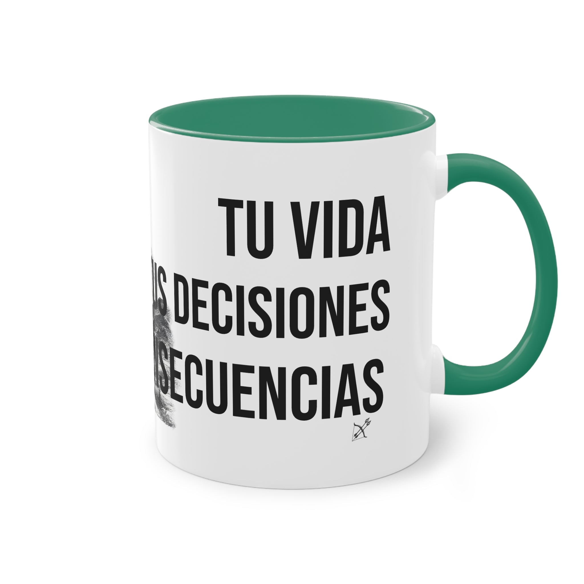 Taza "Tu Vida, Tus Decisiones, Tus Consecuencias" | Detallia