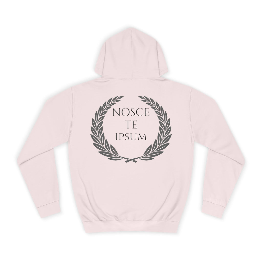 Sudadera Estoica "Nosce Te Ipsum" | Diseño Clásico con Corona de Laurel | Detallia