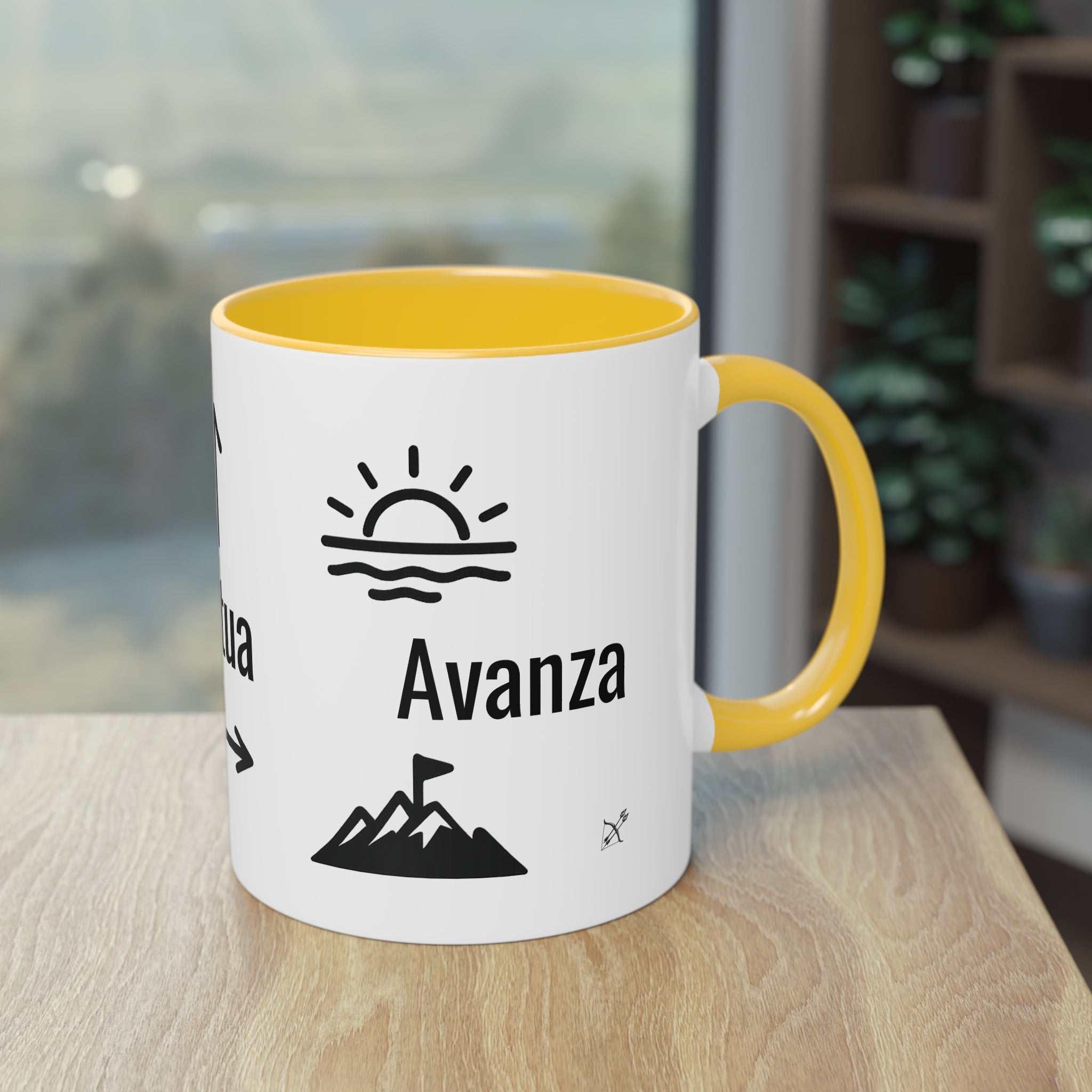 Taza "Acepta, Actúa, Avanza" | Detallia