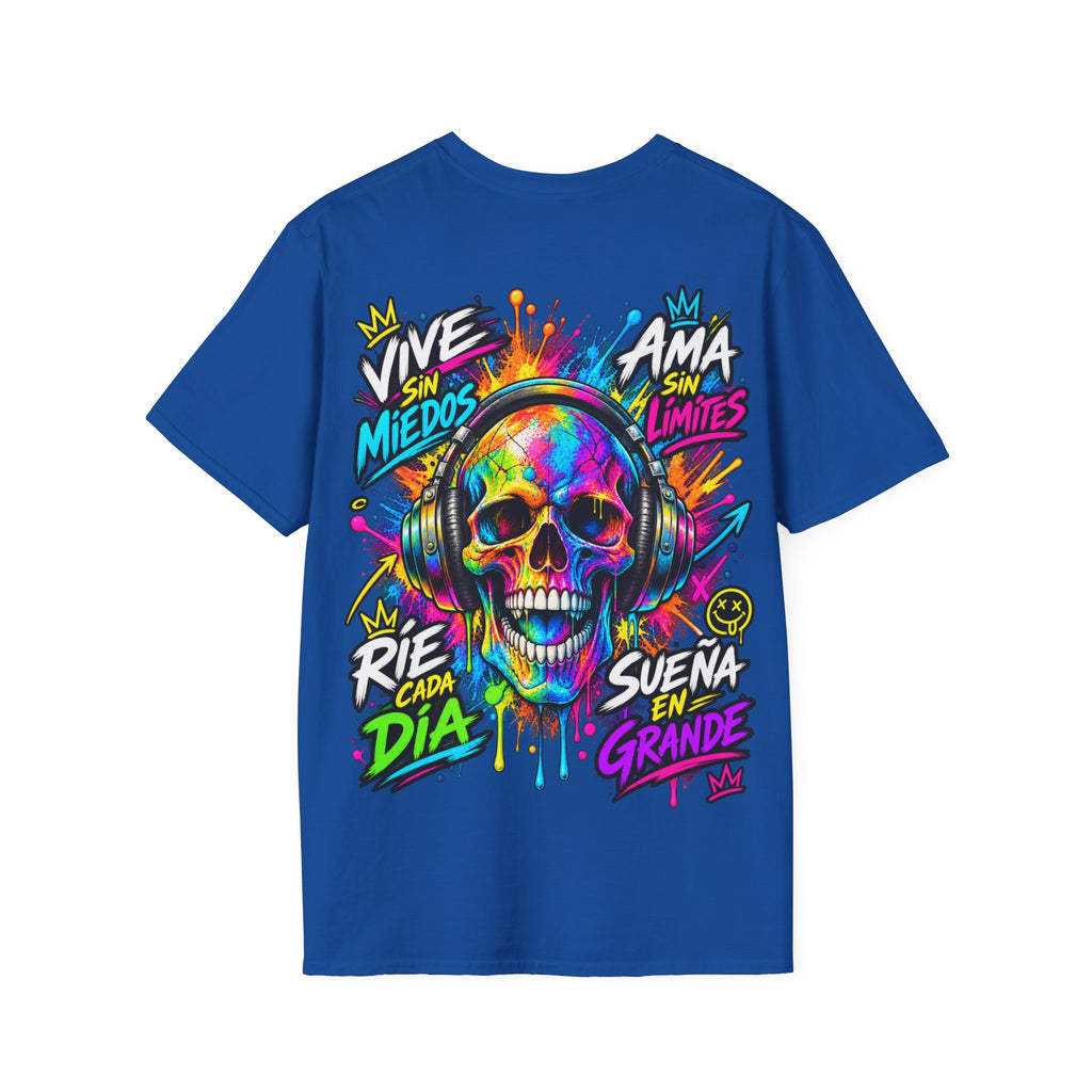 Camiseta Calavera Vive Sin Miedos | Detallia
