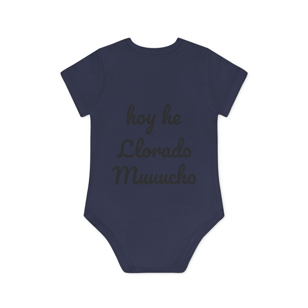 Body Bebé "El que no Llora no Mama" - vista trasera