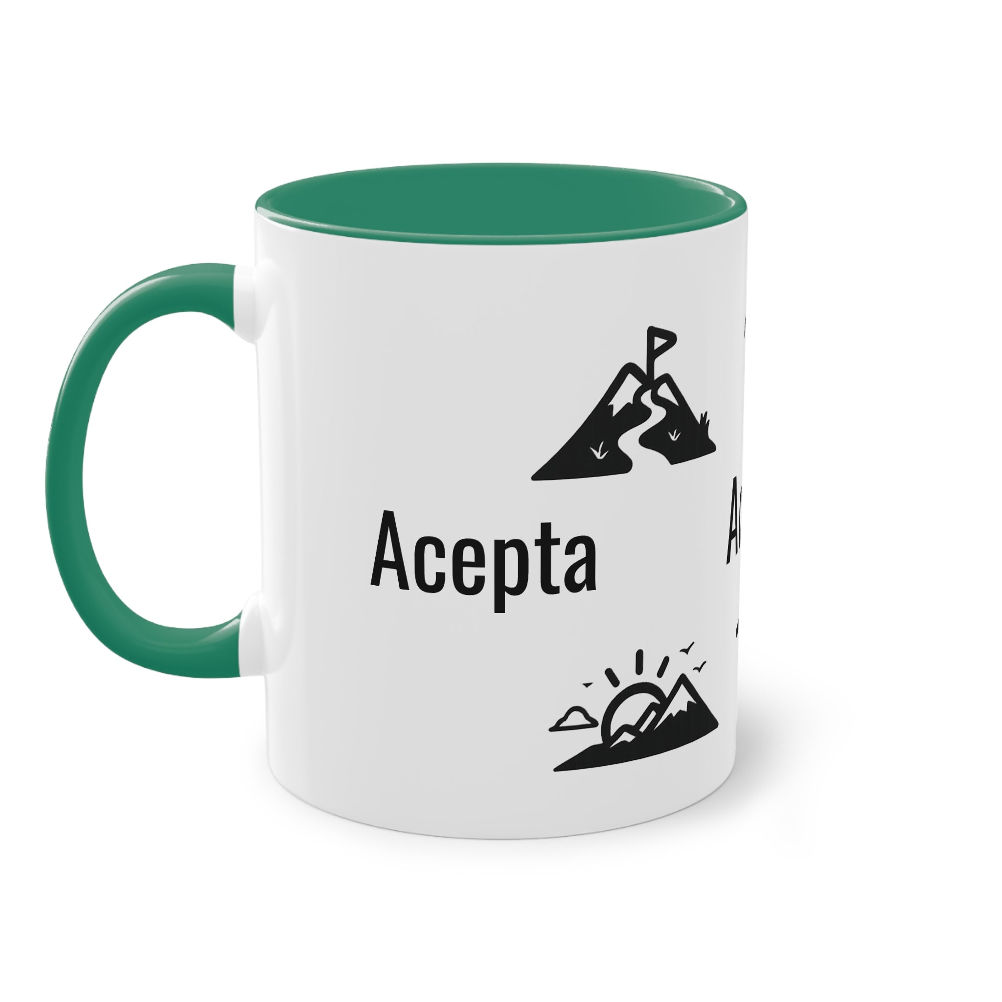 Taza "Acepta, Actúa, Avanza" | Detallia