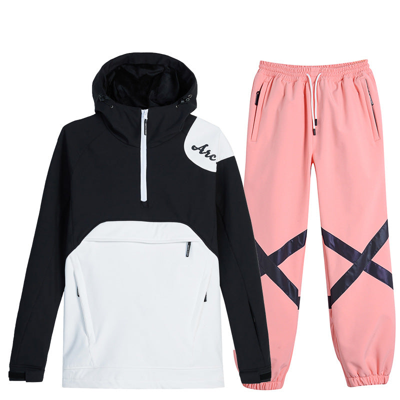 Conjunto de Esquí Cortavientos de Invierno