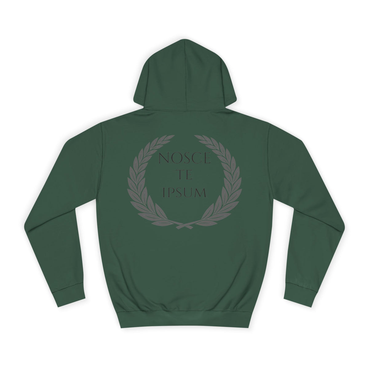 Sudadera Estoica "Nosce Te Ipsum" | Diseño Clásico con Corona de Laurel | Detallia