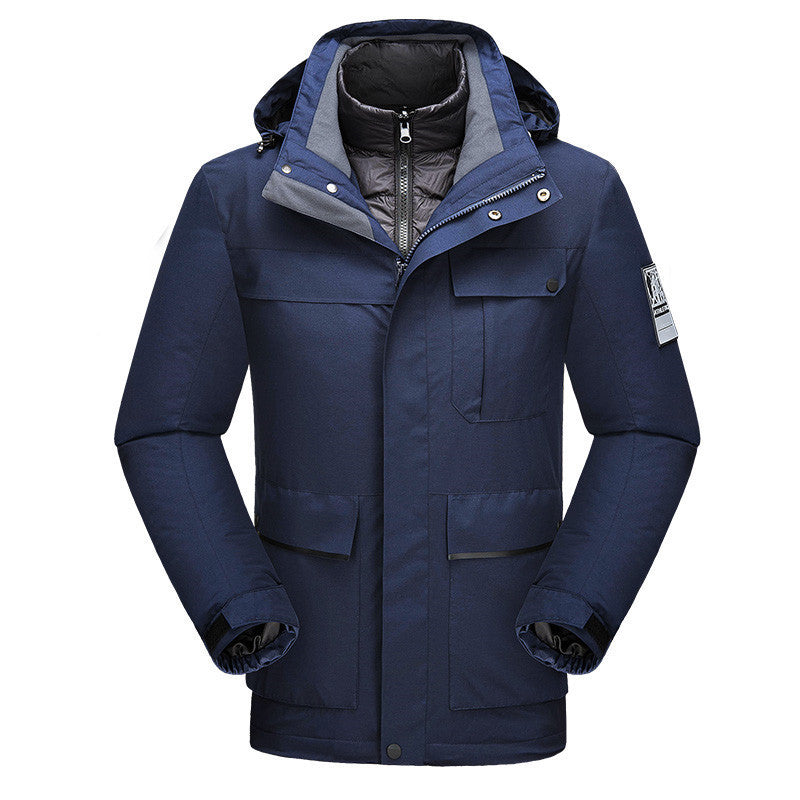 Chaqueta de Esquí 3 en 1 Color Liso