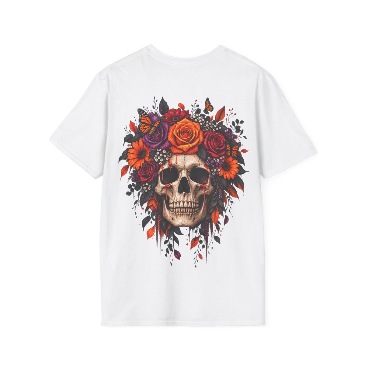 Camiseta Calavera Floral | Detallia