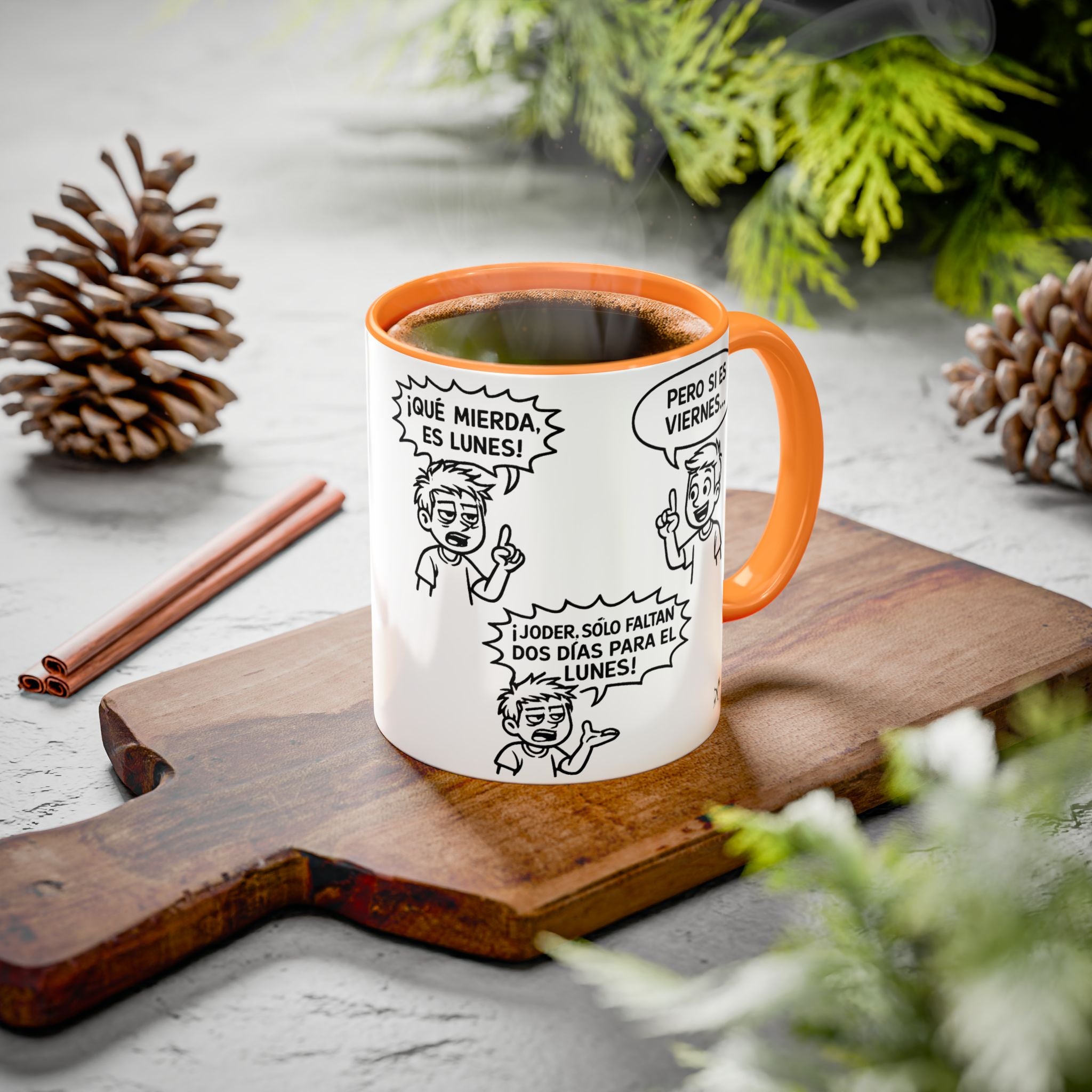 Taza "¡Qué Mierda, Es Lunes!" | Detallia