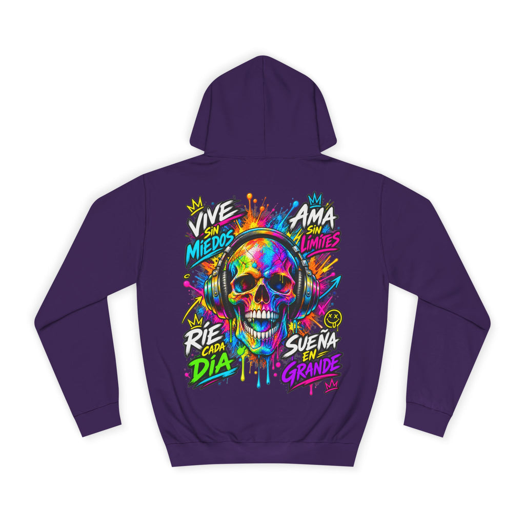 Sudadera Calavera Vive Sin Miedos | Detallia