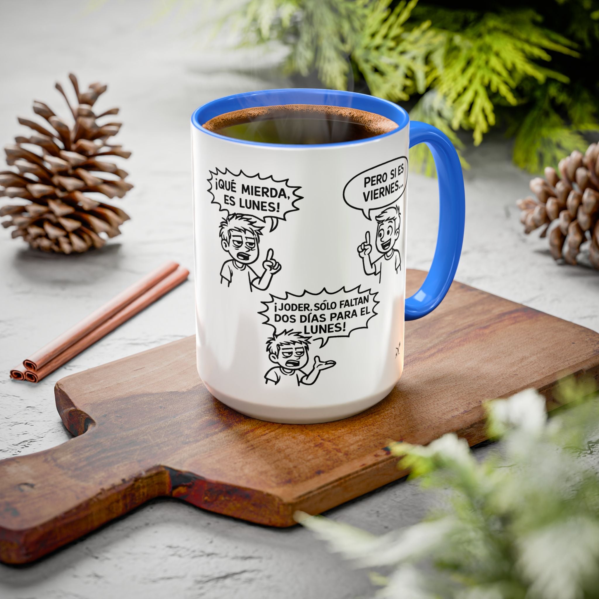 Taza "¡Qué Mierda, Es Lunes!" | Detallia