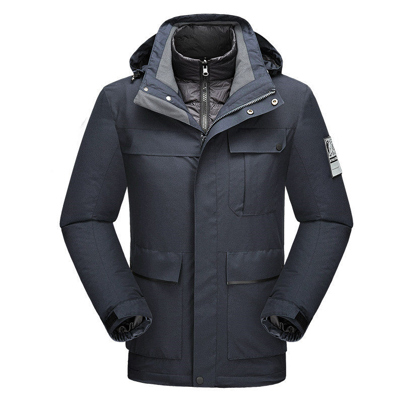 Chaqueta de Esquí 3 en 1 Color Liso