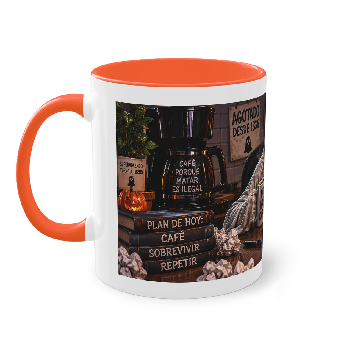 Taza No Hay Café de Halloween | Detallia