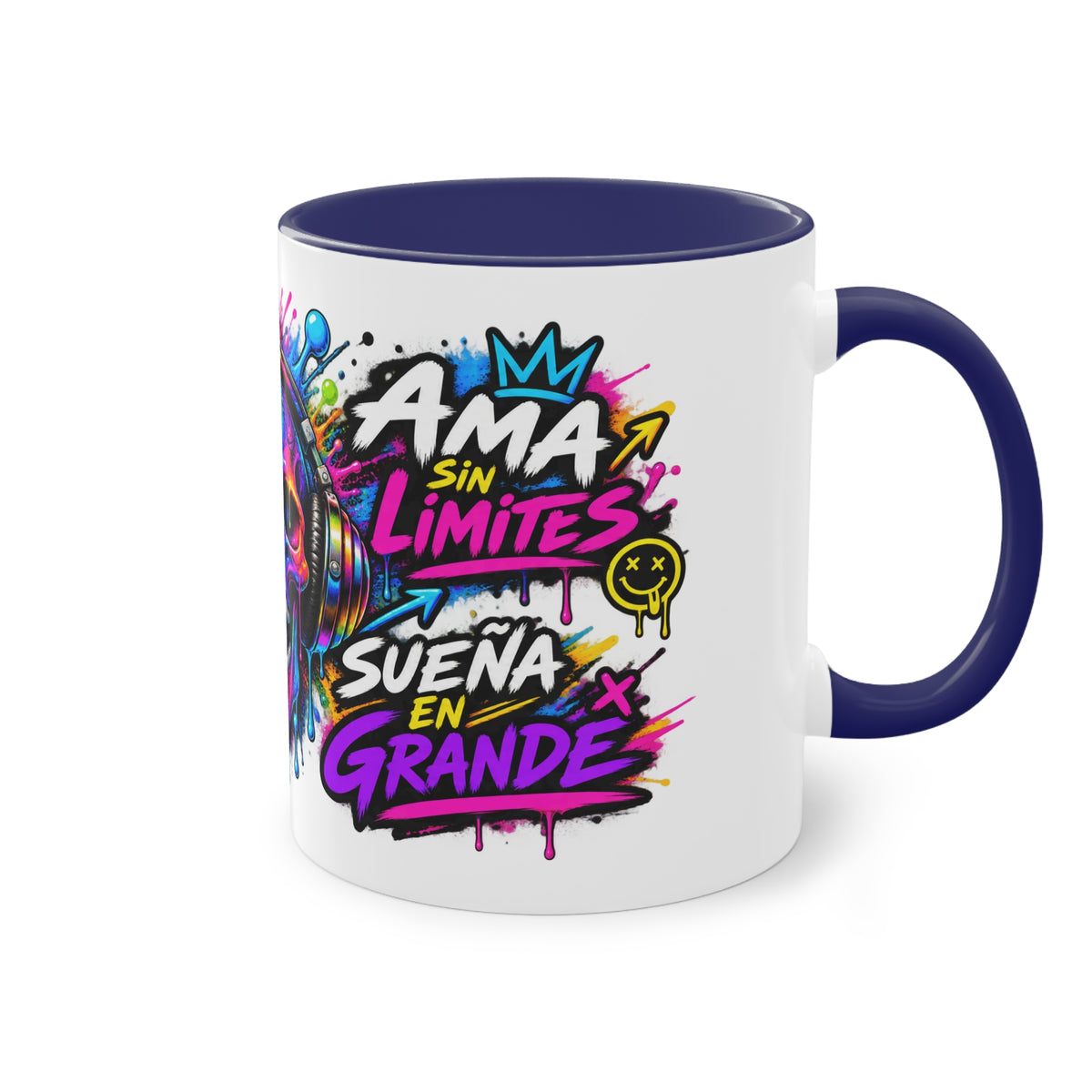 Taza Calavera Vive Sin Miedos | Detallia