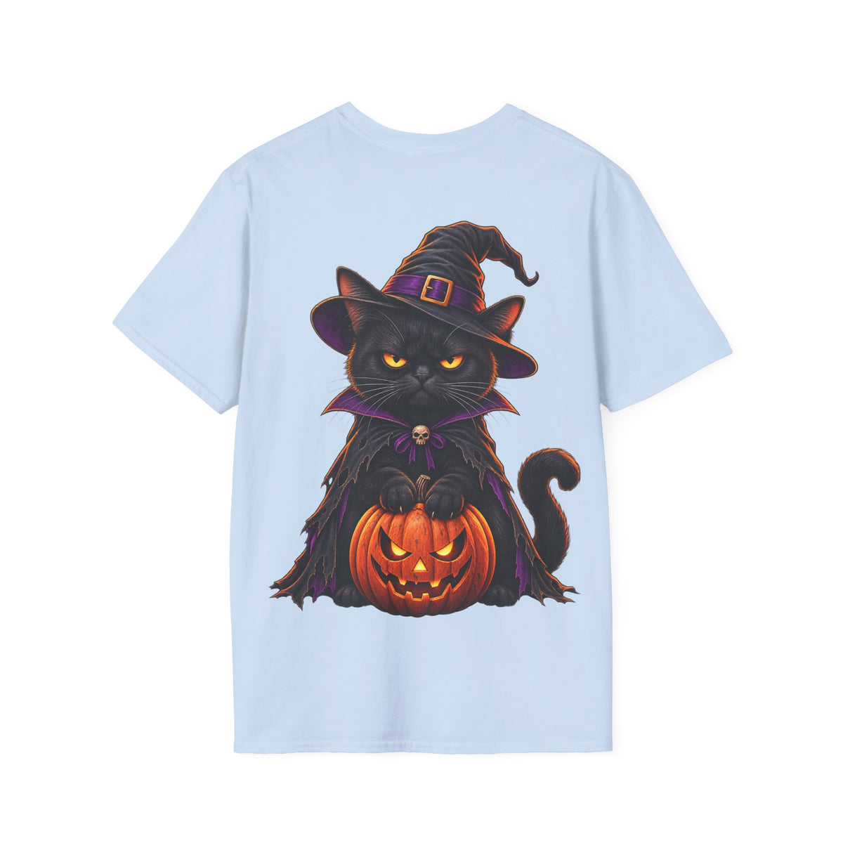 Camiseta Gato Brujo de Halloween | Detallia