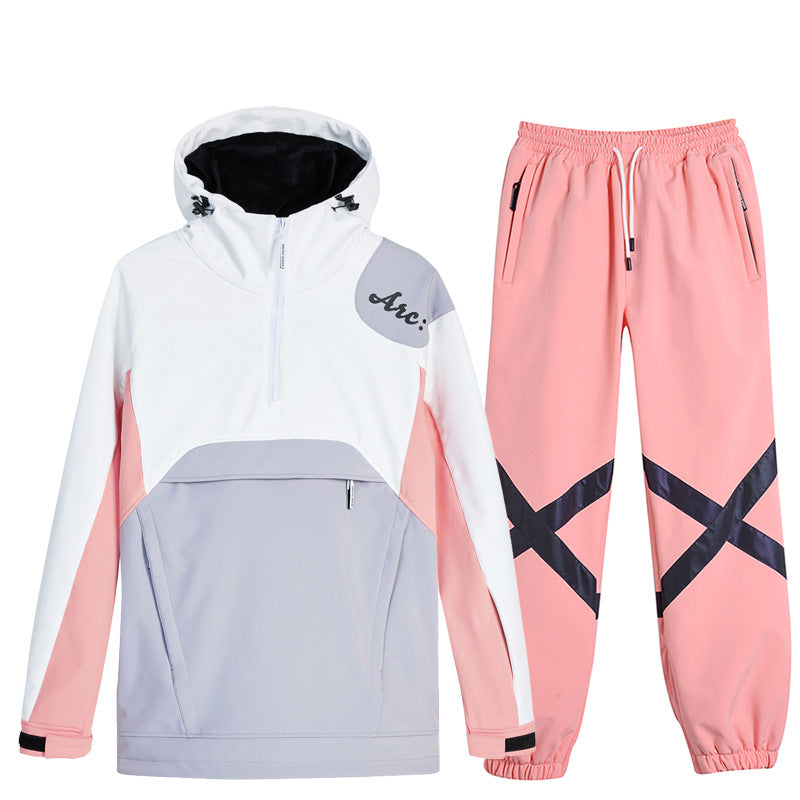 Conjunto de Esquí Cortavientos de Invierno