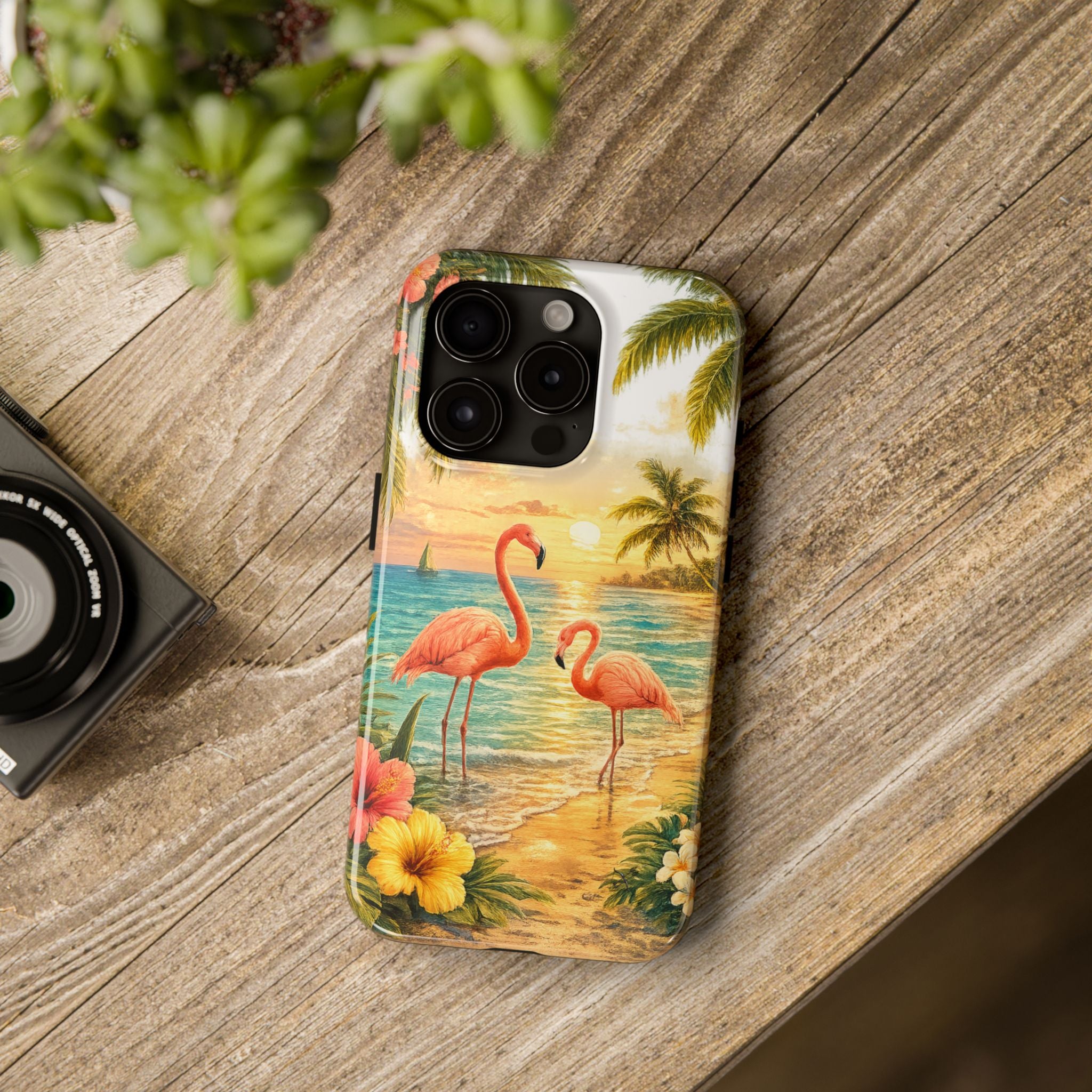 Funda Móvil Flamencos Tropical | Detallia