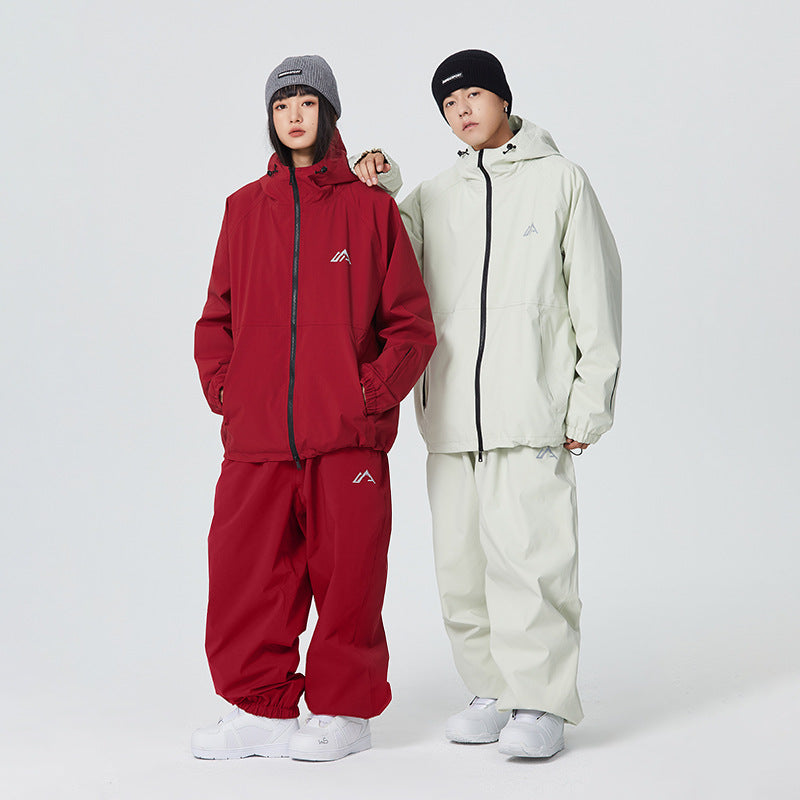 Conjunto de Esquí Holgado Impermeable