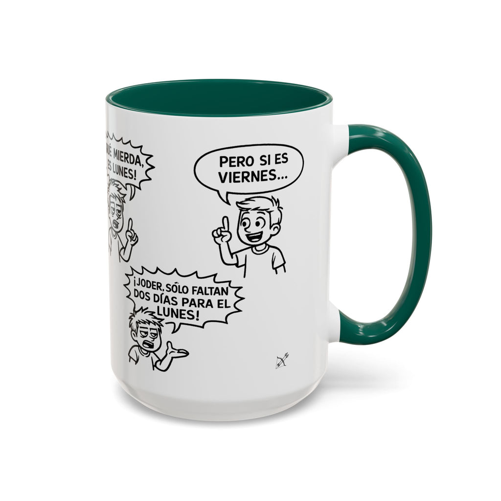 Taza "¡Qué Mierda, Es Lunes!" | Detallia