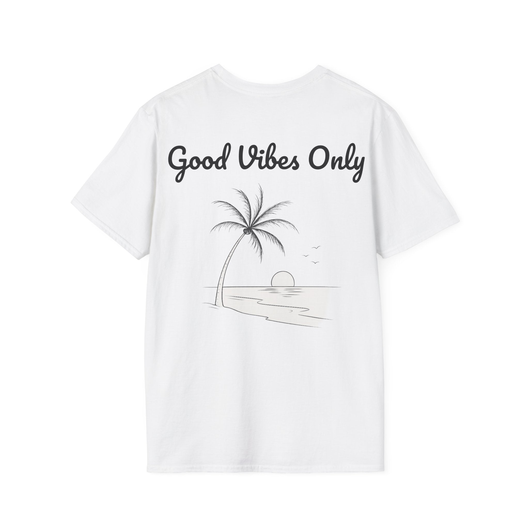 Camiseta Minimalista "Good Vibes Only" | Detallia