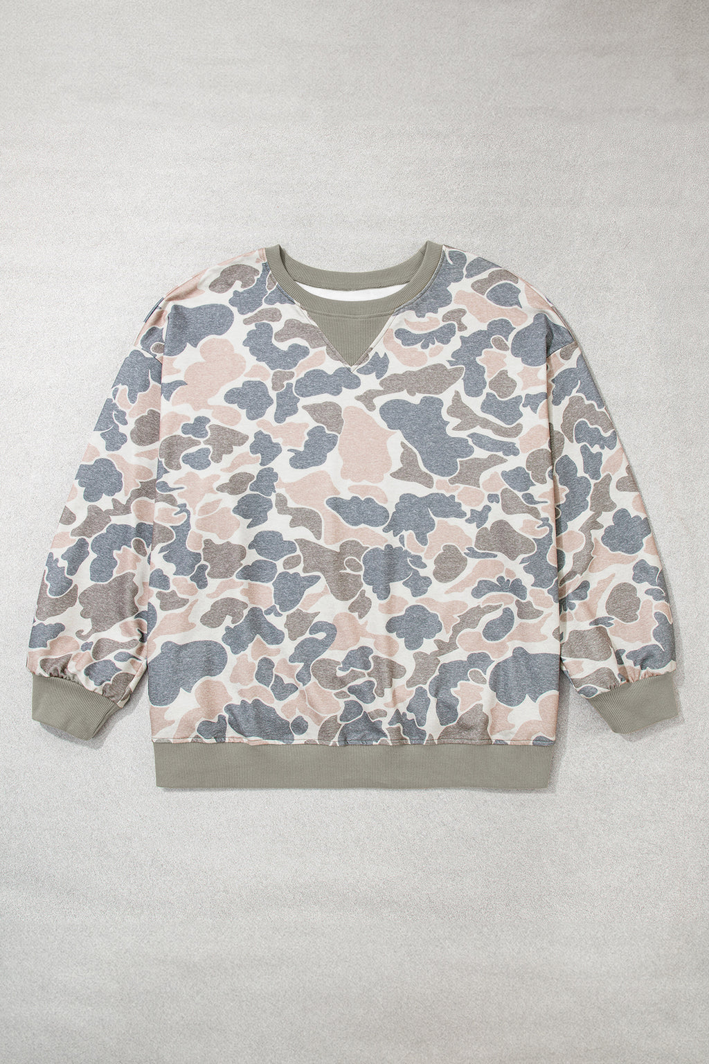 Sudadera Curvy Camuflaje Multicolor | Detallia