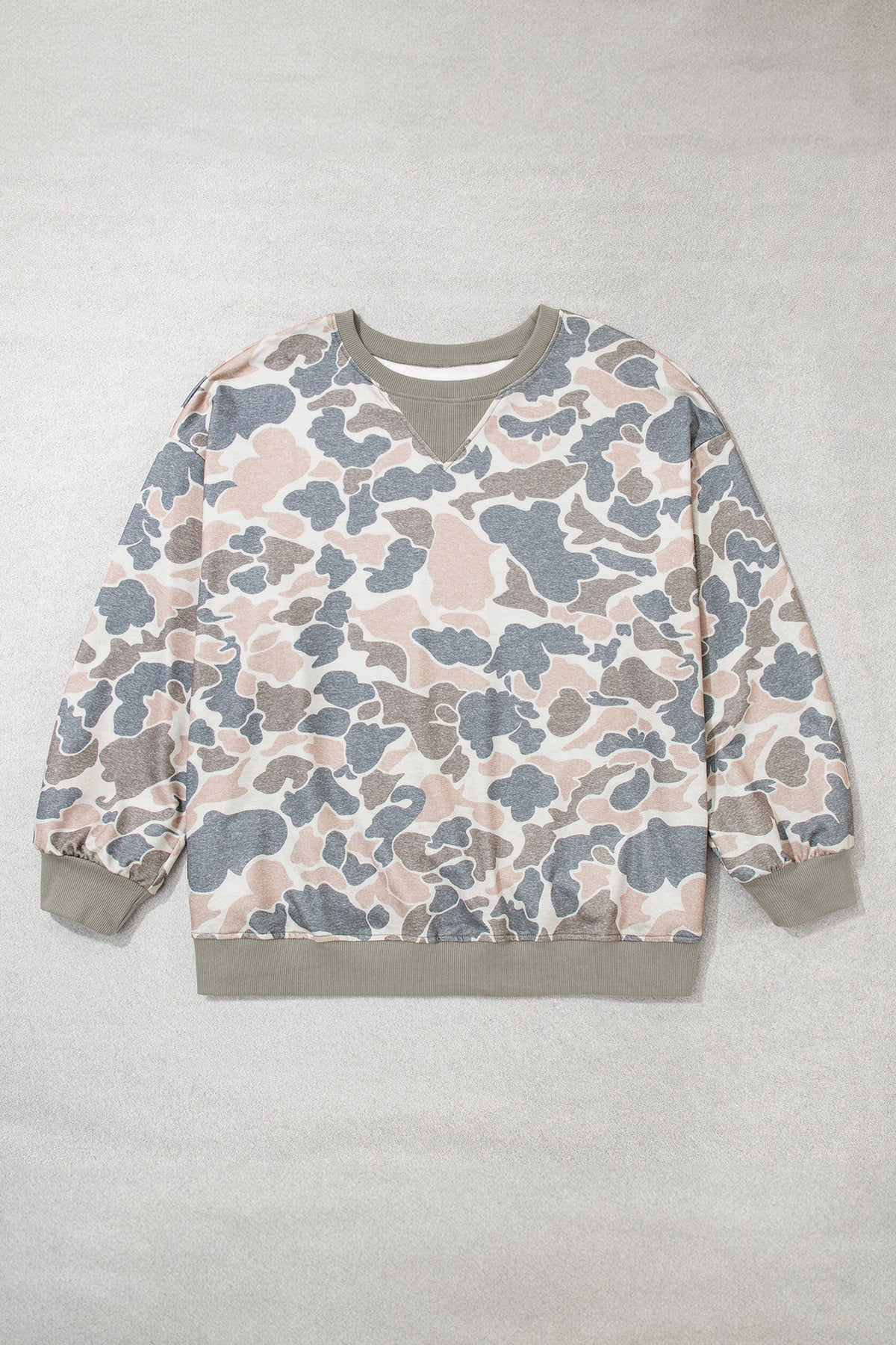 Sudadera Curvy Camuflaje Multicolor | Detallia