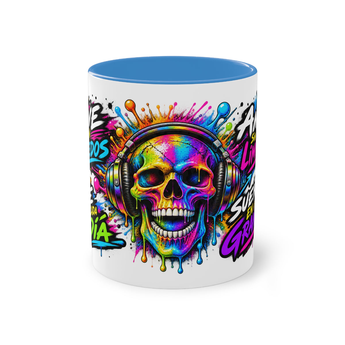 Taza Calavera Vive Sin Miedos | Detallia